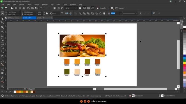 TUTORIAL MEMBUAT PALET WARNA DI COREL DRAW | EDUKASI DESAIN EPS 24 смотреть онлайн