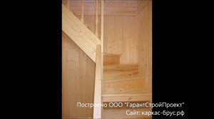 Каркасный дом 6х6 м в полтора этажа