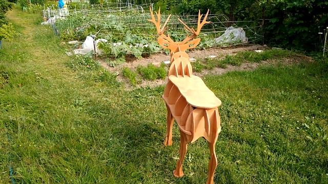 Олень для души своими руками из дерева. смотреть онлайн