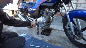 Замена возвратной пружины лапки КПП Yamaha YBR 125