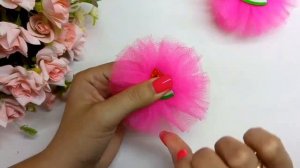 Бантики из фатина за 5 минут