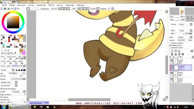 [SAI Speed Painting] Undertale Chibi Monster kid смотреть онлайн