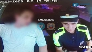 Выпивший воронежский водитель проходит освидетельствование после погони со стрельбой