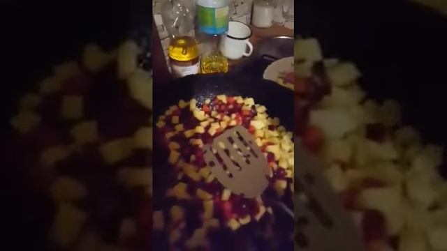 жареный винегрет #салаты #рецепт #готовимвкусно #блюда