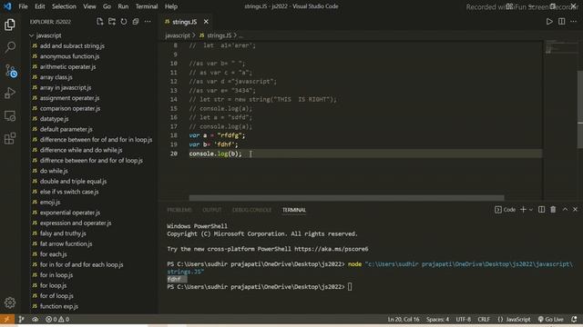 How to make String using Constructor  in javascript || What is string in javascript for beginners