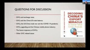 Yuqing Xing’s Book Presentation “Decoding China's Export Miracle. A Global Value Chain Analysis”.mp4