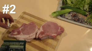 Свиной стейк с соусом терияки и овощным гарниром #2