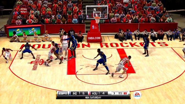 NBA Elite 11 Gameplay Houston Rockets vs Indiana Pacers смотреть онлайн