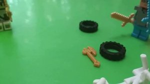 Распаковка Лего жителя из Майнкрафта