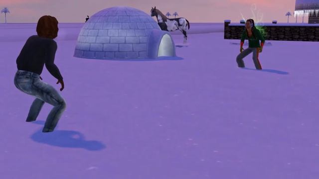 The Sims 3 Seasons - Зимние забавы Джо (часть 2) Winter fun (part 2) смотреть онлайн