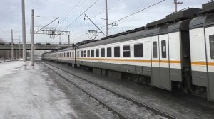 Электропоезд ЭД4М-0452 (ЦППК) скоростной приг. поезд "Фирменный экспресс" №7042 Москва - Рязань-1.