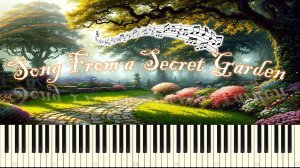 Song from a Secret Garden (piano tutorial) [НОТЫ + MIDI]