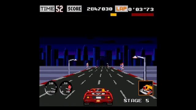 TURBO OUTRUN - SEGA Видеоклип