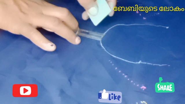 handembroidery #tutorial# coral stitch design with beeds#useful #easy #like #neckdesign
