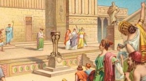 В афинском театре