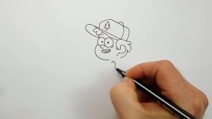 Как Нарисовать Диппера из Гравити Фолз - Рисуем Гравити Фолз ✔