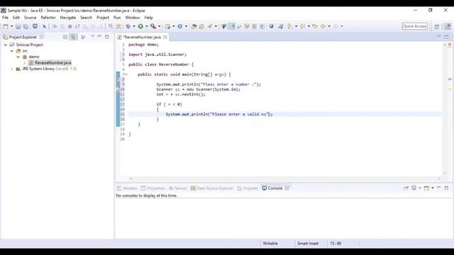 Program to Reverse the given number in Java | Coding Skills