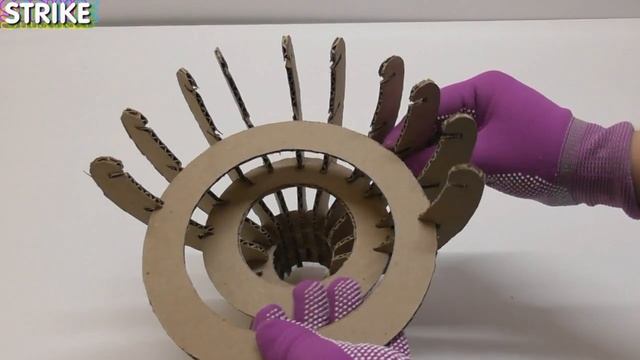 Как сделать настольную лампу из картона Настольная лампа из картона смотреть онлайн