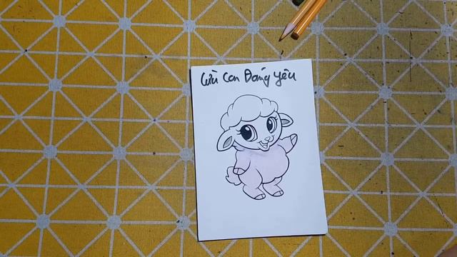 Hữu Kiên DIY | Hôm nay mình sẽ hướng dẫn các bạn cắt dán: CỪU CON ĐÁNG YÊU смотреть онлайн