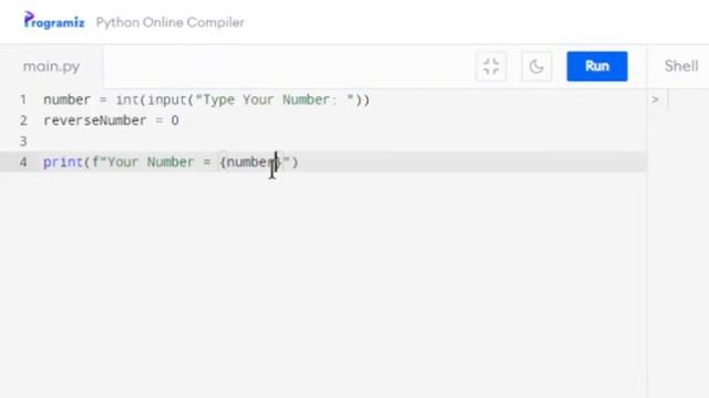 Reverse a Number Using Python - #11thpythonproject