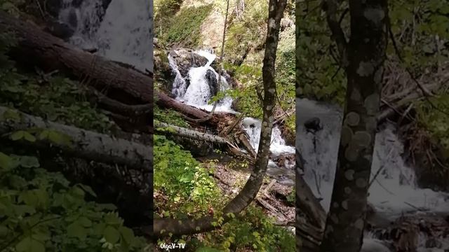 Водопады. Водопад. Парк Водопадов Менделиха. Роза Хутор. Красная поляна. Сочи
