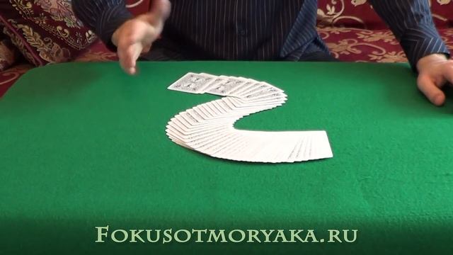 Флориши с картами для начинающих."Лента" (Обучение).Card flourishes for beginners tutorial-Ribbon