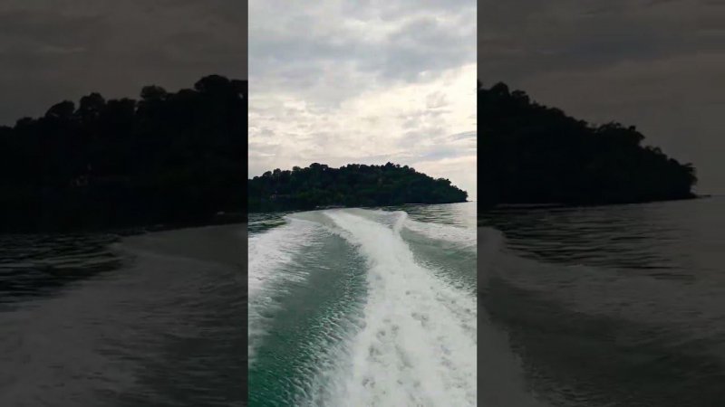 Speed boat from Six senses Koh Krabey to mainland pier. #Cambodia #sixsenseskohkrabey