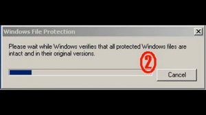Scans all protected system files immediately on windows xp