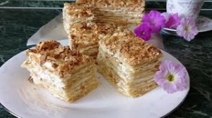 Торт_Наполеон_ __ Крем сливочный _Шарлотт_