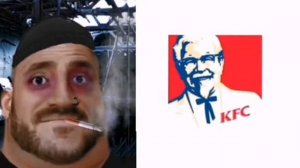 , старый логотип KFC - это