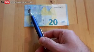 Обзор новой купюры достоинством 20 евро €. 18.12.15