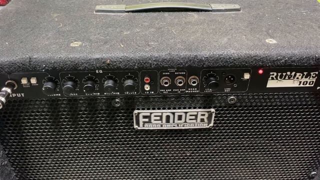Fender Rumble 100 bass amp demo / amplificador para bajo (no talking, sin hablar) смотреть онлайн
