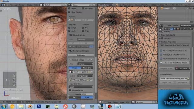 Pes 2013 Facemaking Tutorial By L.G.R   Part1