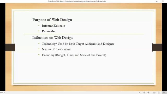Web Design and Development Fundamentals | Lecture 1