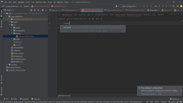 15 - Quien es este pokemon? - VUE 3