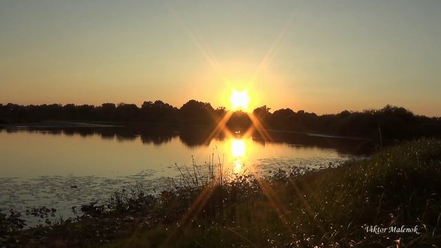 Beautiful nature and gentle sunset on the river | Great music for meditation and deep sleep смотреть онлайн