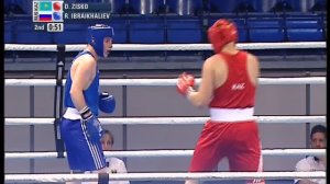 Зиско Д. (Казахстан) - Ибрахалиев Р. (Россия), 80+ кг, полуфинал ЧМ-2013