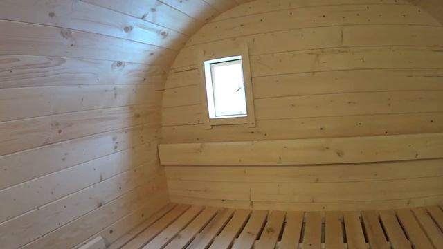 Баня-бочка "ПРОК". Модель "КАМА", 3 секции смотреть онлайн