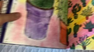 Хобби влог, мои рисунки, гелевые мелки.