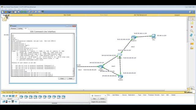 Урок 19 Cisco Packet Tracer. Протокол OSPF. Объединяем магистрали (Area 0) при помощи virtual-link смотреть онлайн