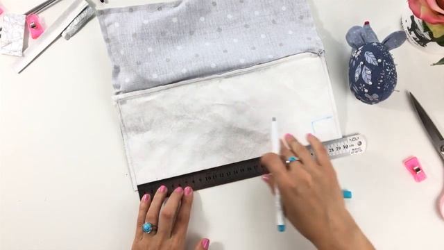 Косметичка своими руками из Тайвека tyvek