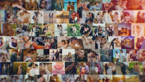 "Мозаика" Заставка (Интро) для вашего логотипа и текста . Пример. Монтаж видео на заказ