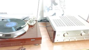 Проигрыватель винила Denon dp-60l + Усилитель denon pma-1000g