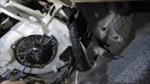 Замена вентилятора отопителя toyota platz