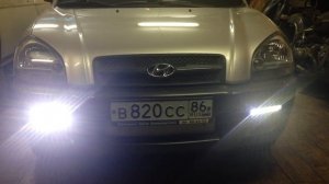 ДХО для Hyundai Tucson. Ходовые огни Хендай Таксон. МирДХО
