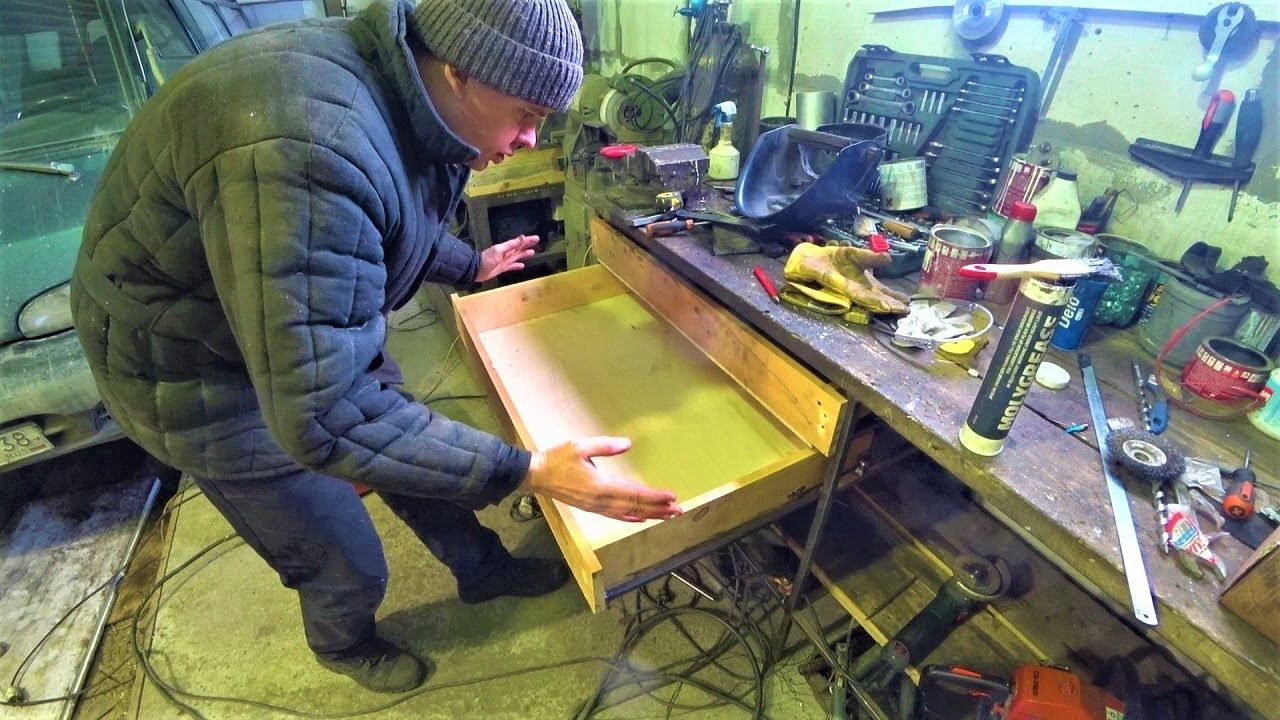 Про уборку на верстаке, выдвижные ящики и розыгрыш бустера смотреть онлайн