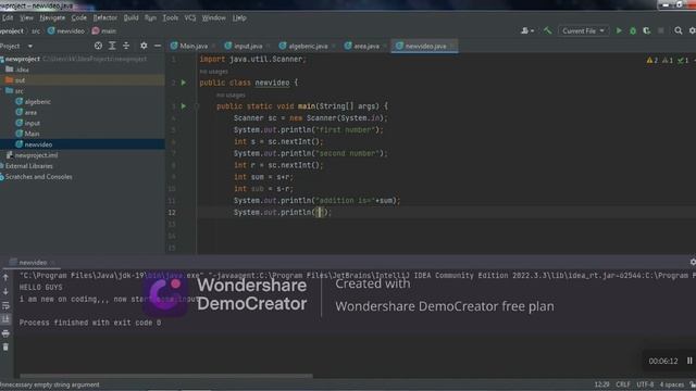 ALGABRIC FUNCTION (add,substract, multiply) in java language #viral #coding #long #viralvideo смотреть онлайн