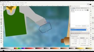 Как нарисовать персонажа воина в векторном стиле в Inkscape