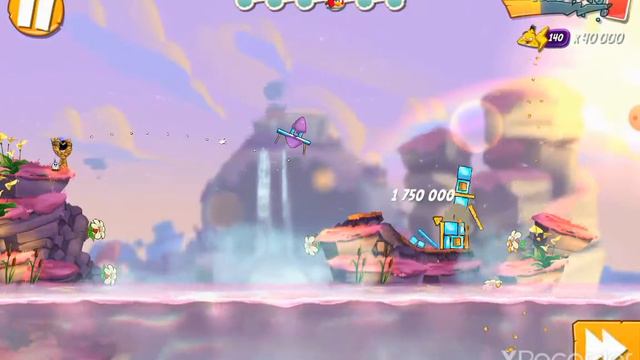 Angry Birds 2 The Enchanted Adventure 4 birds Заколдованное Приключение 7 уровень