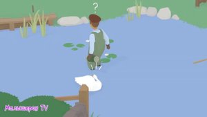 НАДОЕДЛИВЫЙ ГУСЬ - как достать всех?! Untitled Goose Game #1